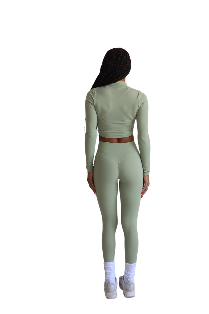 MOSS COMPRESSION LEGGING SET