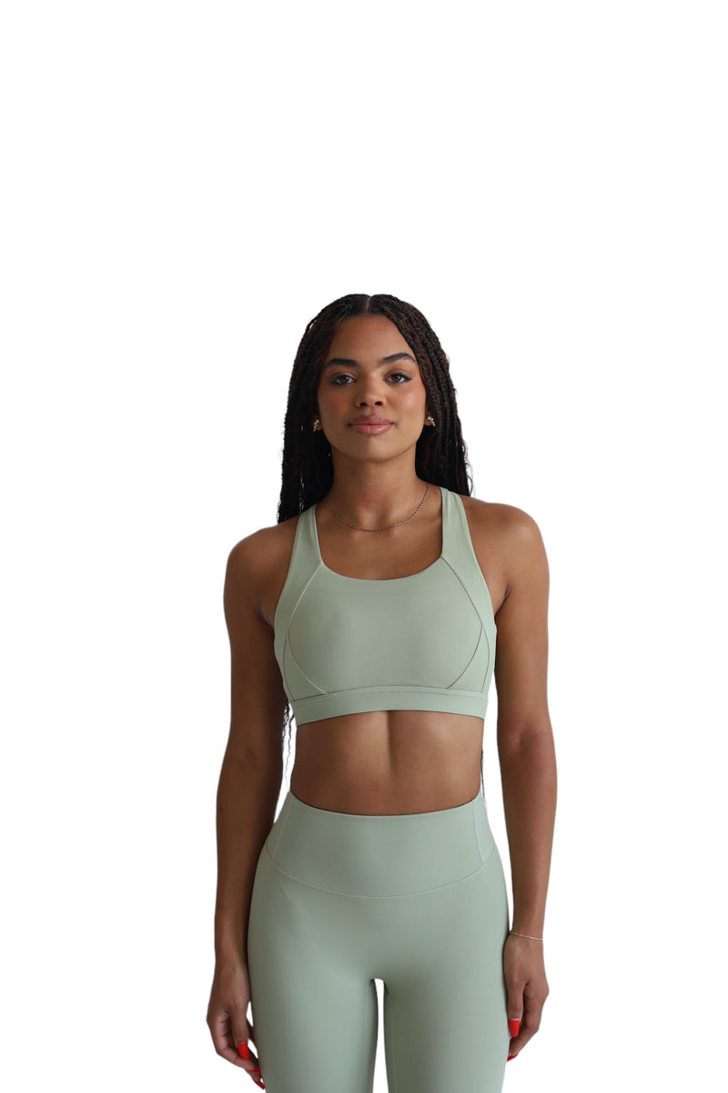 MOSS GREEN BRA