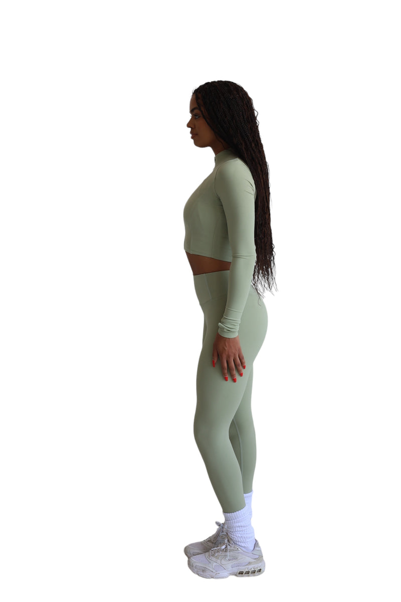 MOSS COMPRESSION LEGGING SET