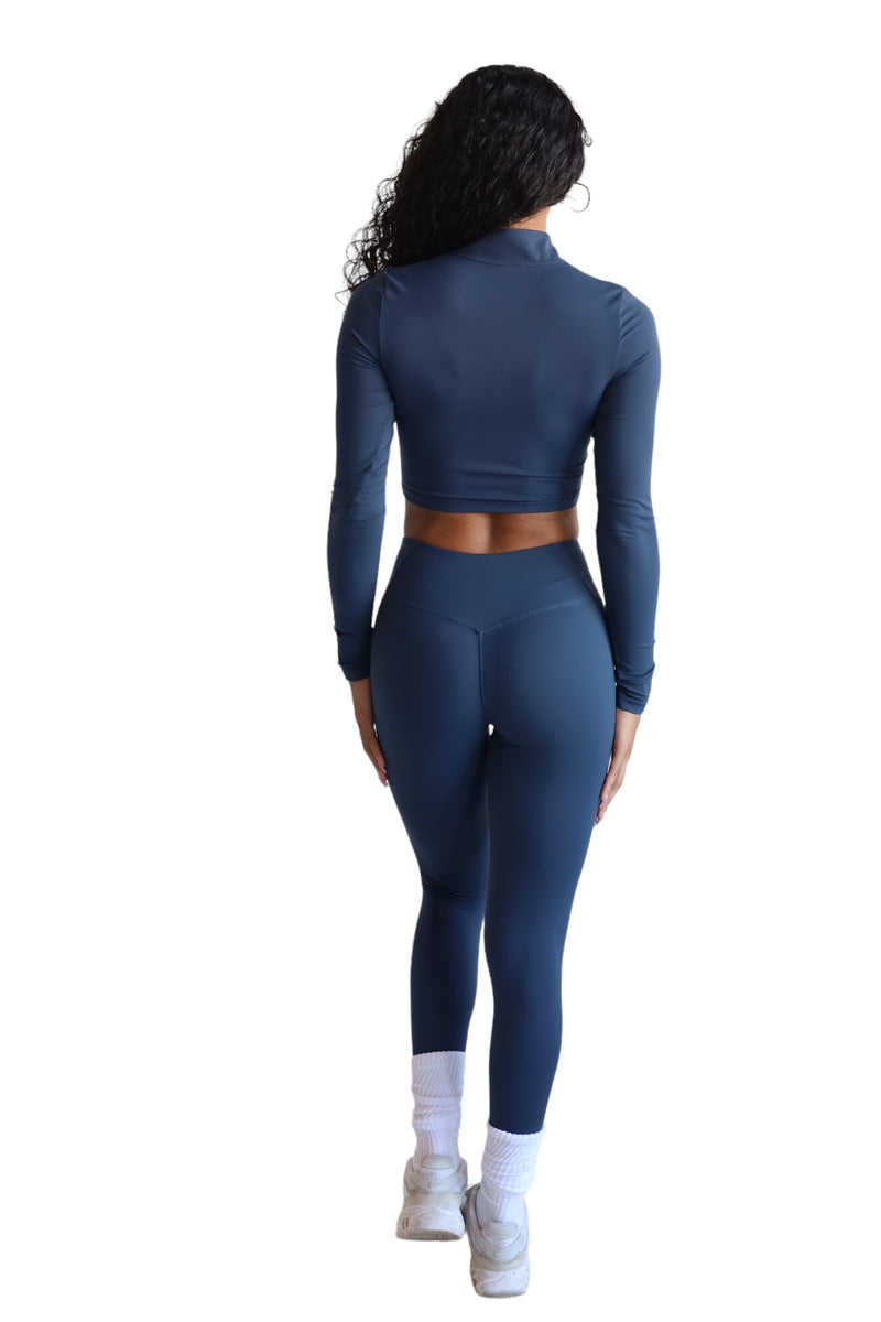 MONTANA BLUE HALF ZIP COMPRESSION SET