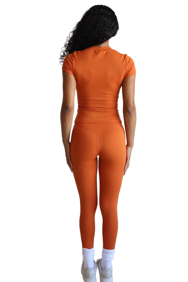 PUMPKIN COMPRESSION TEE SET